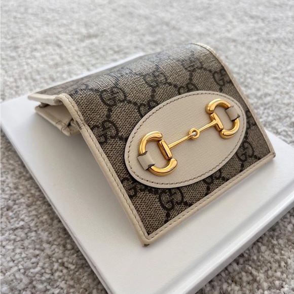 GUCCI HORSEBIT 1955 CARD CASE WALLET - Picture 6 of 6